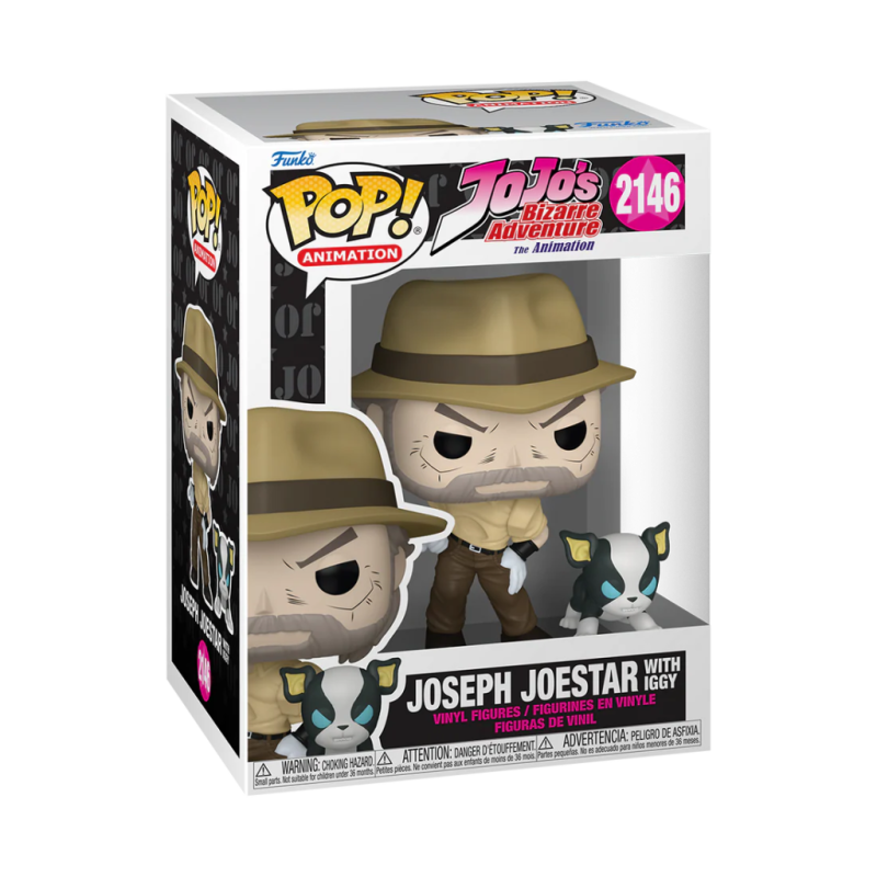 JOJO PART 3 - POP & Buddy N° 2146 - Joseph Joestar & Iggy 