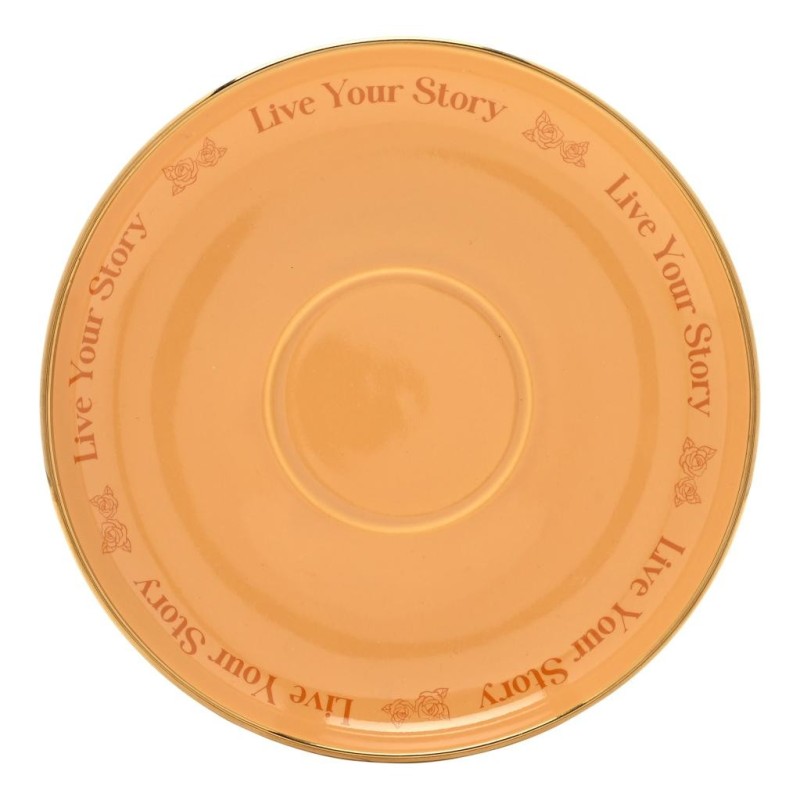 DISNEY PRINCESS - Belle - Tea Cup + Saucer 7oz 