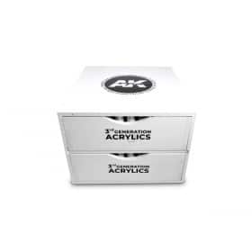 LUXURY WOODEN BOX 230 COLORS 3G Acylics