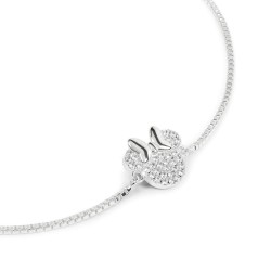 MINNIE - Bracelet Ajustable + Pendentif serti de pierres  2