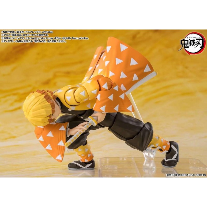 DEMON SLAYER - Zenitsu Agatsuma - Figurine S.H. Figuarts 14cm 