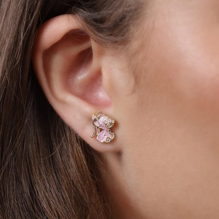 STITCH & ANGEL - 1 Paire de Clous d'Oreilles 