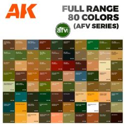 BRIEFCASE 80 COLORS ACYLICS 3 GEN - AFV SERIES 2
