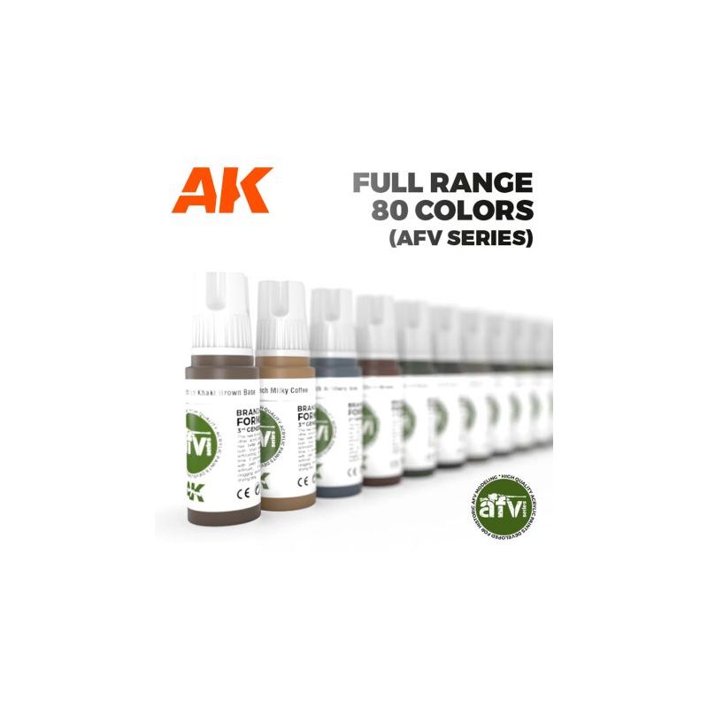 BRIEFCASE 80 COLORS ACYLICS 3 GEN - AFV SERIES