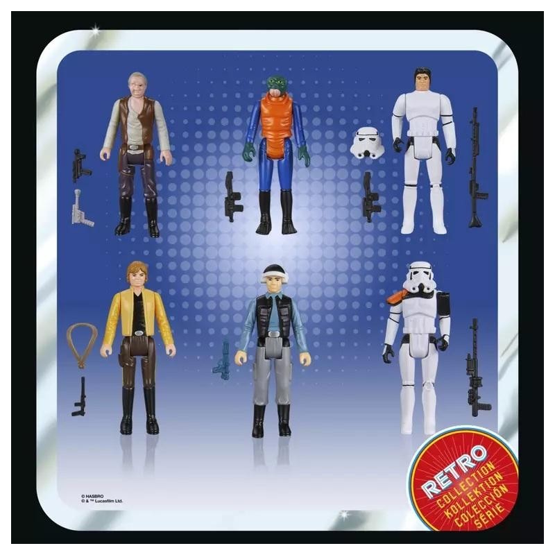 STAR WARS - Un Nouvel Espoir - Multipack 6 Figurine Retro Collec. 10cm 