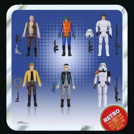 STAR WARS - Un Nouvel Espoir - Multipack 6 Figurine Retro Collec. 10cm 