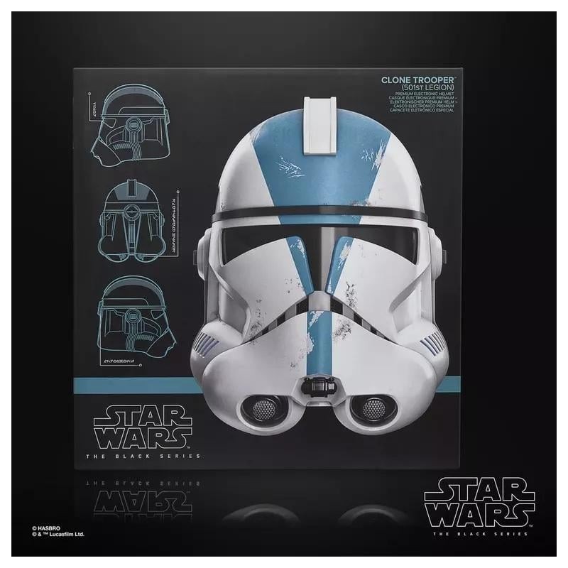 STAR WARS - Electronic Helmet Clone Trooper 501st Legion Black Series 