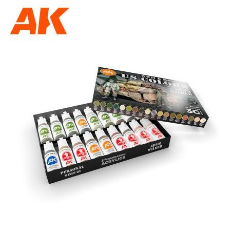WWII & MODERN US COLORS - SIGNATURE SET BY ADAM WILDER