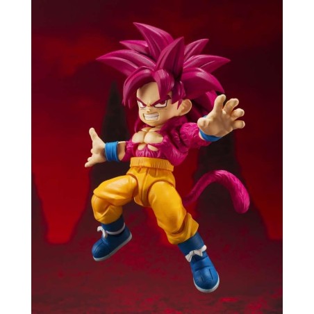 DRAGON BALL DAIMA - Son Goku Super Saiyan 4 - Fig. S.H. Figuarts 8cm 