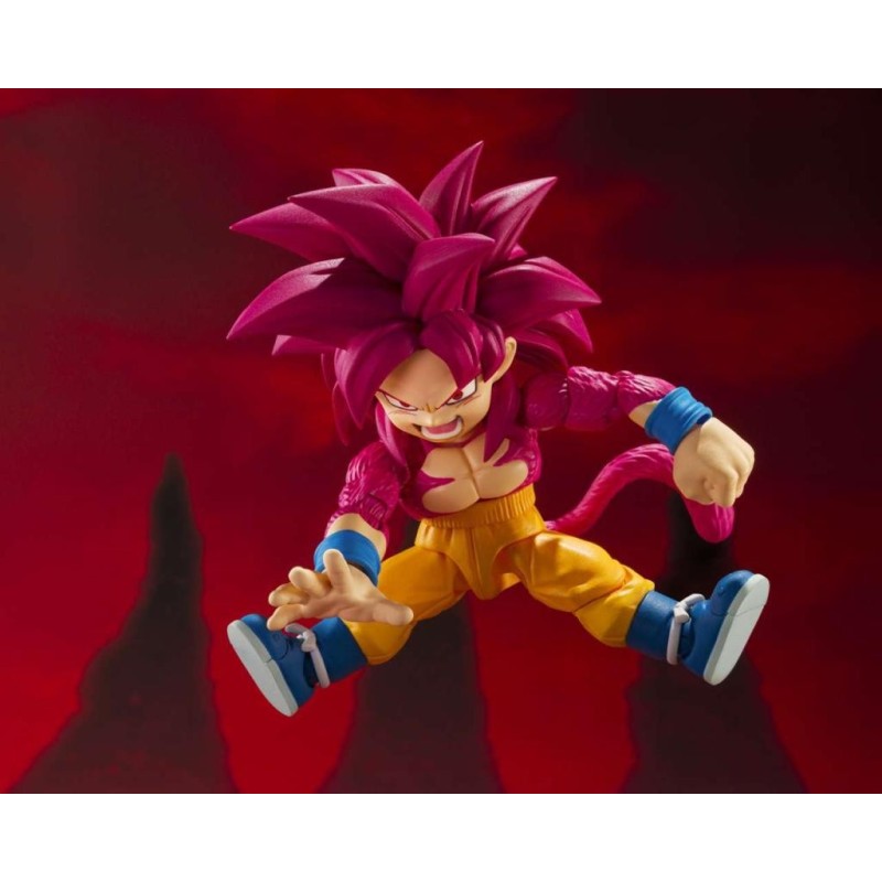 DRAGON BALL DAIMA - Son Goku Super Saiyan 4 - Fig. S.H. Figuarts 8cm 