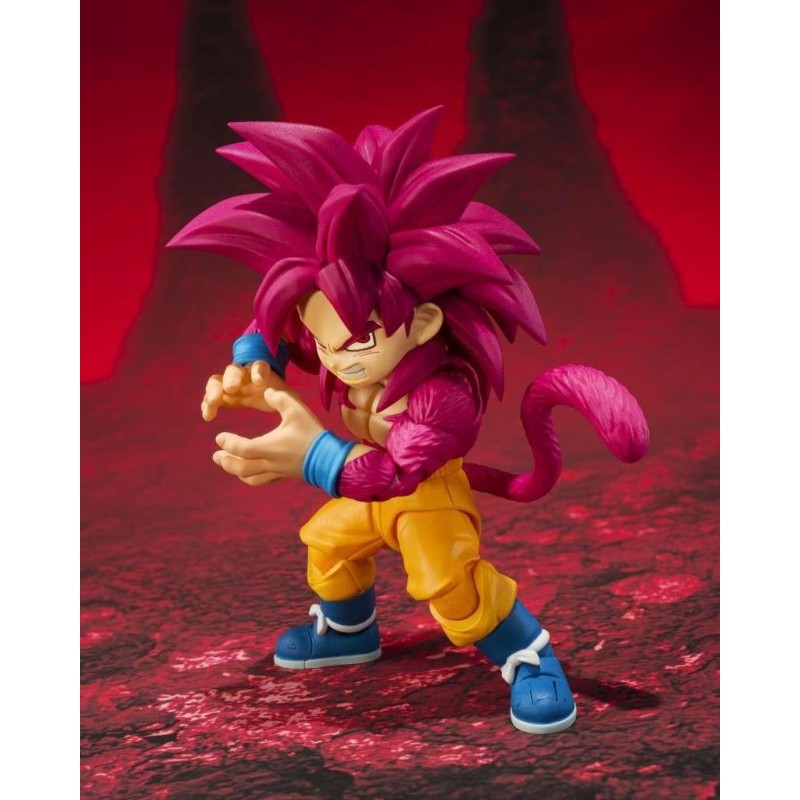 DRAGON BALL DAIMA - Son Goku Super Saiyan 4 - Fig. S.H. Figuarts 8cm 