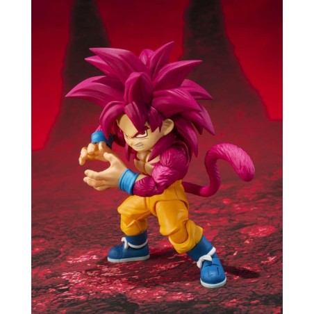 DRAGON BALL DAIMA - Son Goku Super Saiyan 4 - Fig. S.H. Figuarts 8cm 