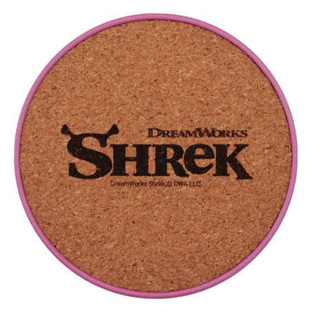 SHREK - 4 Embossed Metal Coasters 