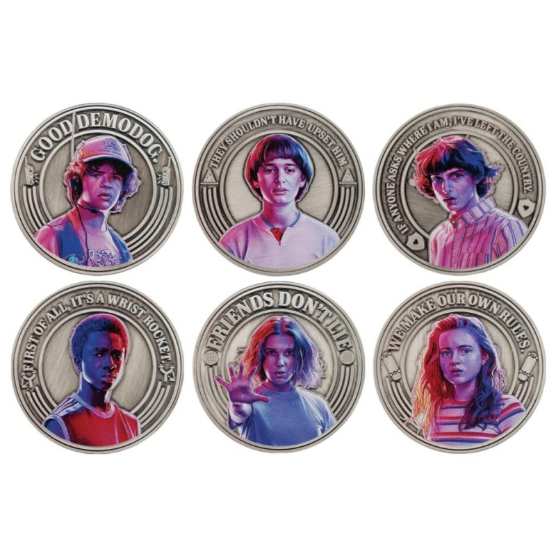 STRANGER THINGS - Yearbook - Album de 6 pièces de collection 