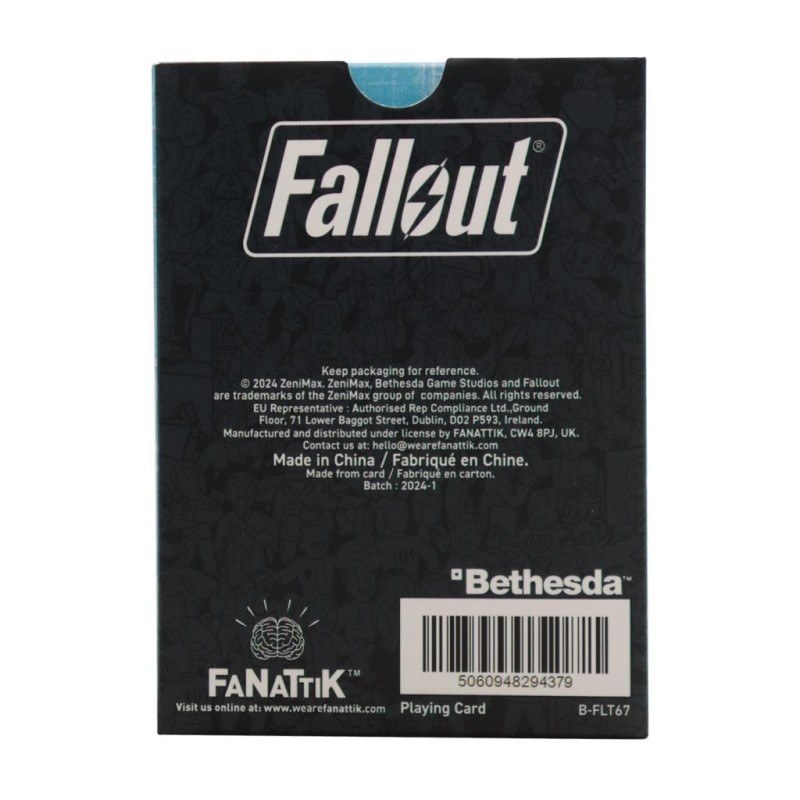 FALLOUT - Jeu de cartes à jouer (52 cartes + 2 jokers) 