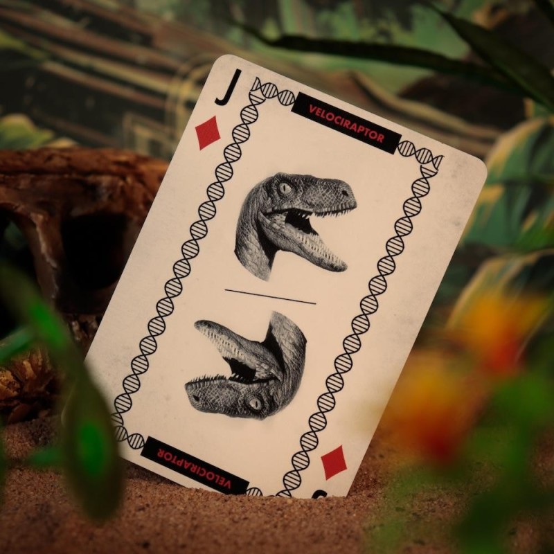 JURASSIC PARK - Jeu de cartes à jouer (52 cartes + 2 jokers) 