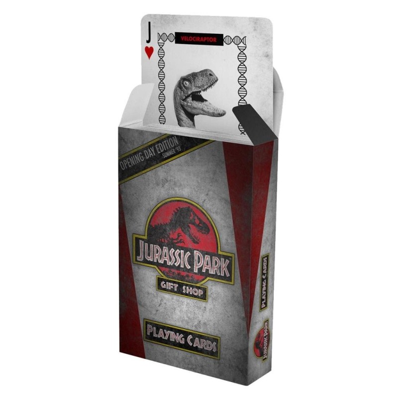 JURASSIC PARK - Jeu de cartes à jouer (52 cartes + 2 jokers) 