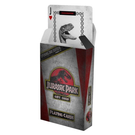 JURASSIC PARK - Jeu de cartes à jouer (52 cartes + 2 jokers) 