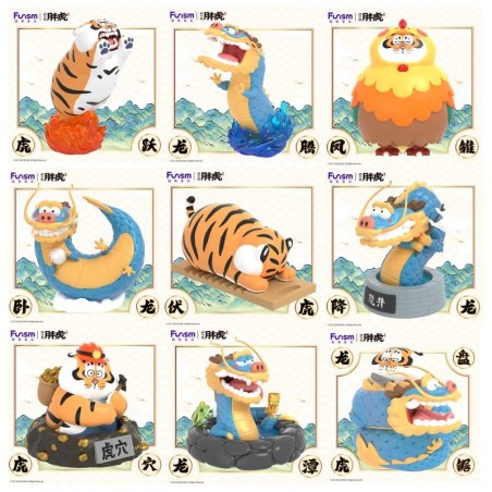 ALEXANDER the Fat Tiger - Long Teng Hu - Blind Box Set 8 Figurine 10cm 