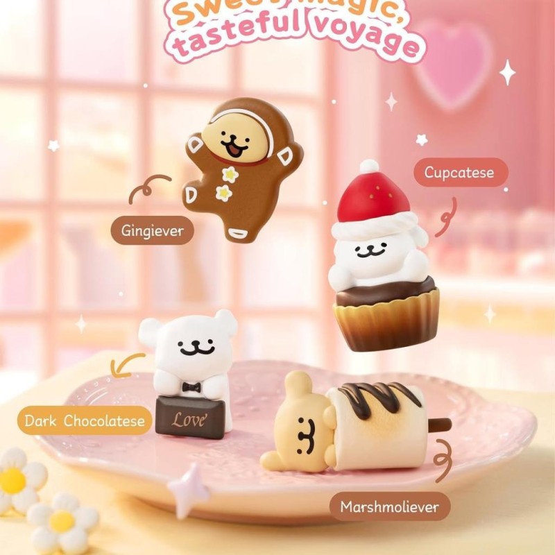 MALTESE - Sweet Box Set - Blind Box Set 6 Box de 3 Mini-Figurine 