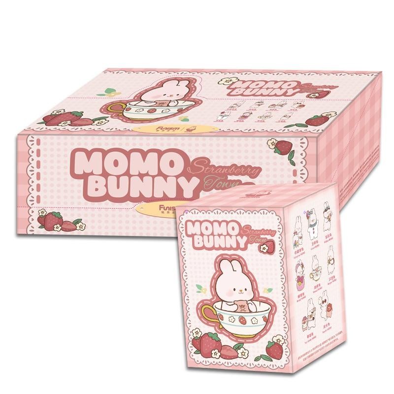 MOMO BUNNY - Strawberry Town - Blind Box Set 8 Figurine 10cm 