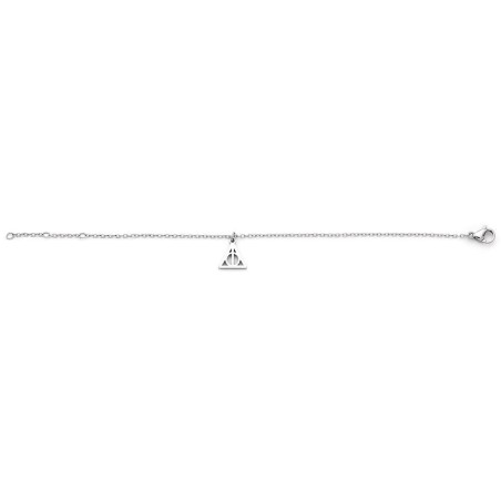 HARRY POTTER - Reliques de la Mort - Bracelet en Acier Inoxydable Arg. 