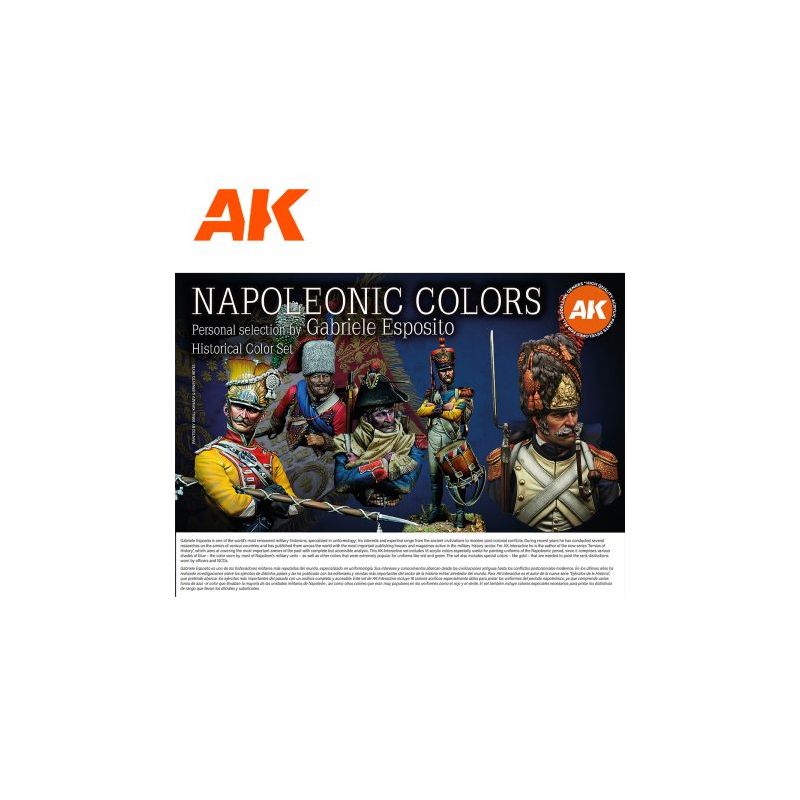 HISTORICAL COLOR SET. NAPOLEONIC COLORS - SIGNATURE SET BY GABRIELE ESPOSITO