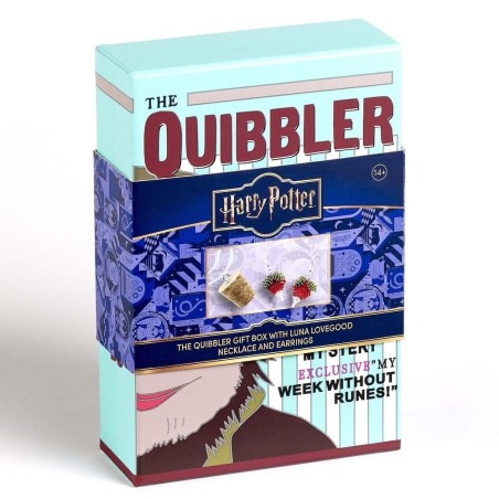 HARRY POTTER - Coffret Cadeau Quibbler - Collier & Boucles d'Oreilles 