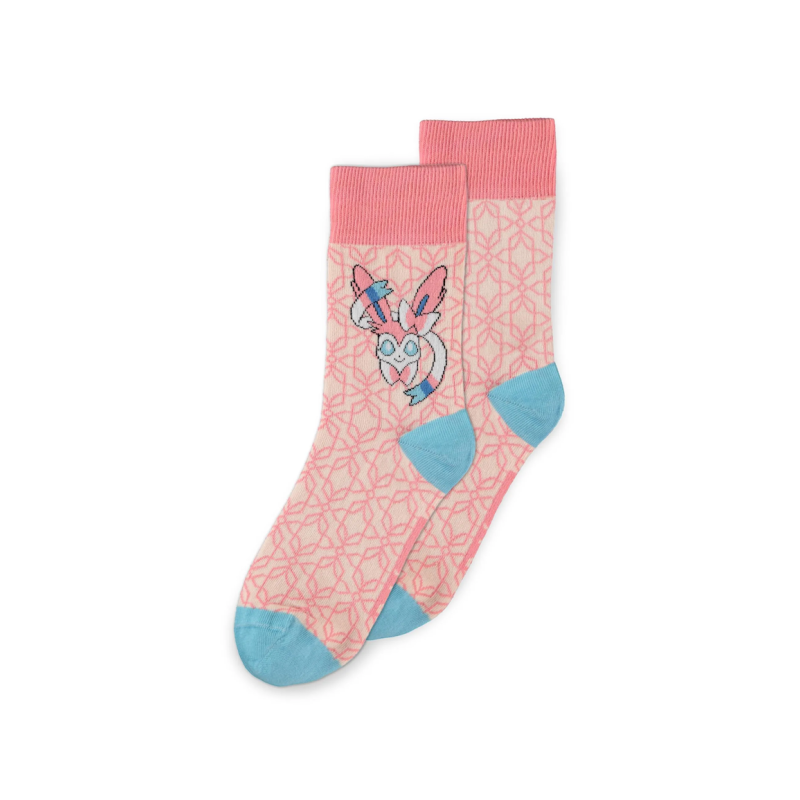 POKEMON - Evoli Evolution II -Pack de 3 paires de chaussettes (T43-46) 