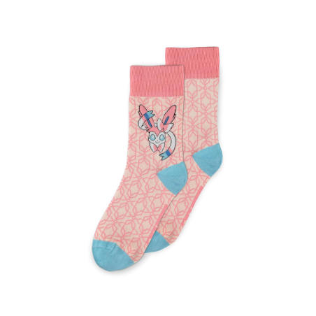POKEMON - Evoli Evolution II -Pack de 3 paires de chaussettes (T39-42) 