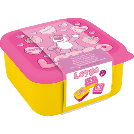 TOY STORY - Lotso - Snack Boxes - 3 pcs 