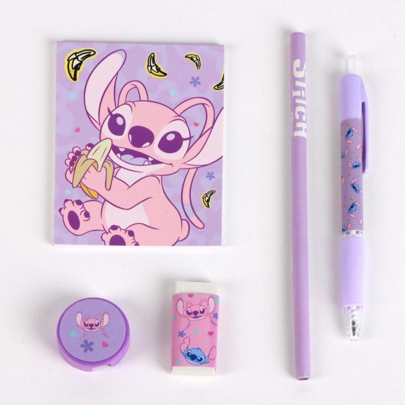 STITCH & ANGEL - Display de 6 Sets de Papeterie 6pc 