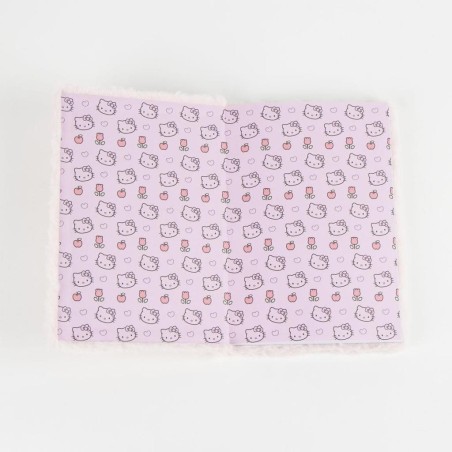 HELLO KITTY - Glitter - Notebook Premium Fourrure - Format A5 
