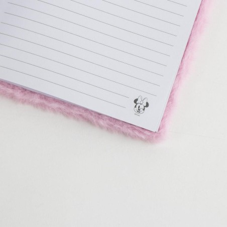 MINNIE - Smiley - Premium Fur Notebook - Size A5 