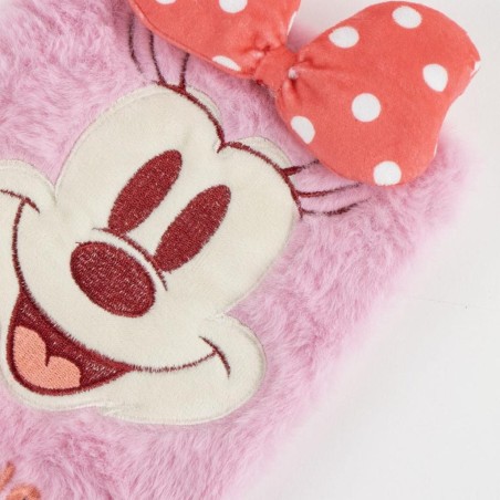 MINNIE - Smiley - Premium Fur Notebook - Size A5 