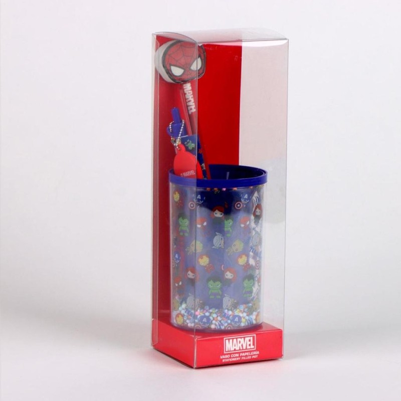 AVENGERS - Stationery Set - Pencil Pot + 3pc. 