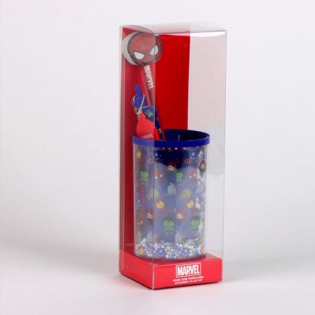 AVENGERS - Stationery Set - Pencil Pot + 3pc. 