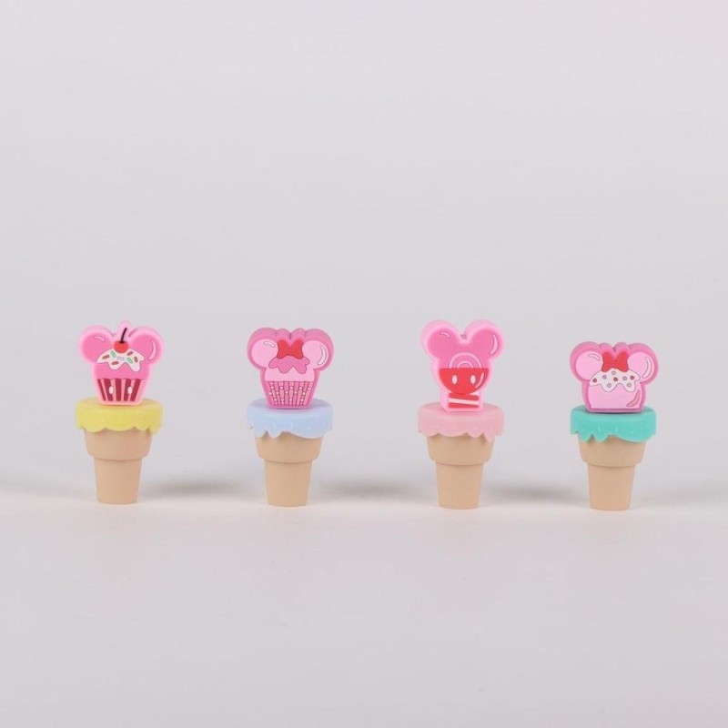 MINNIE - Pack de 4 mini Surligneurs "food" 