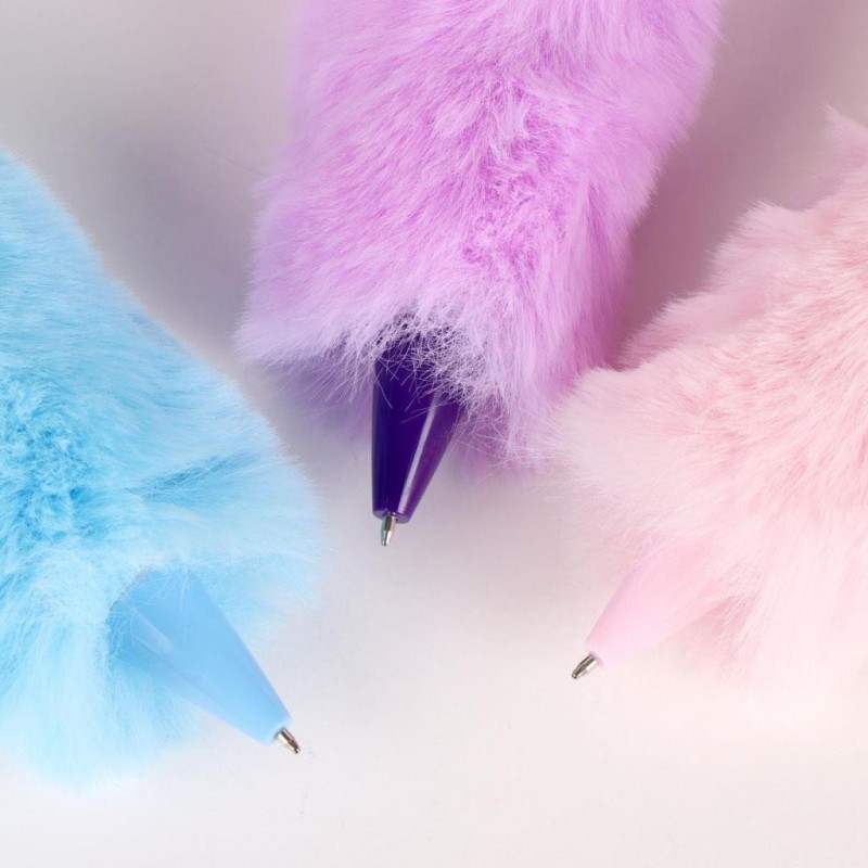 HELLO KITTY & Friends - Display de 12 Grands Stylos Fluffy 