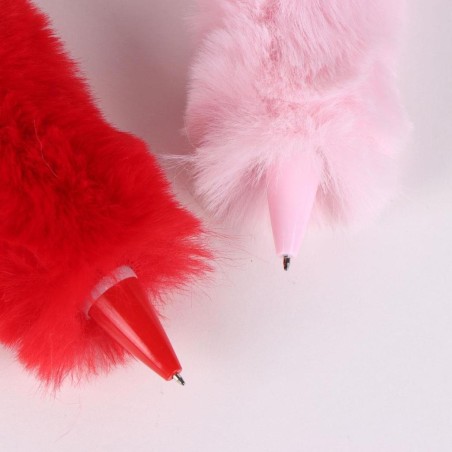 MINNIE - Display of 12 Giant Fluffy Pen 