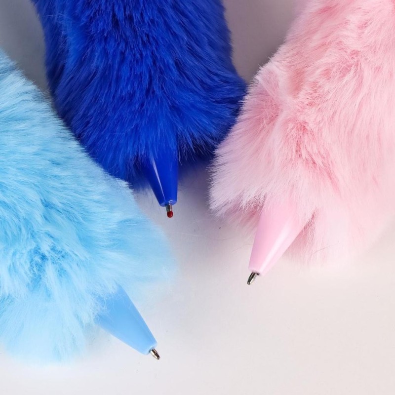 STITCH & ANGEL - Display de 12 Grands Stylos Fluffy 