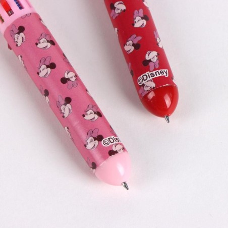 MINNIE - Display de 16 Stylos à Bille 10 couleurs 