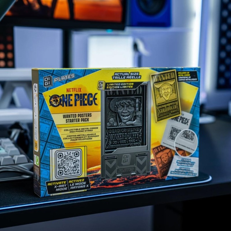 ONE PIECE - Starter Pack de 3 Digiplates + Support interchangeable 