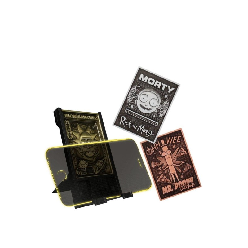 RICK & MORTY - Starter Pack of 3 Digiplates + Interchangeable Stand 