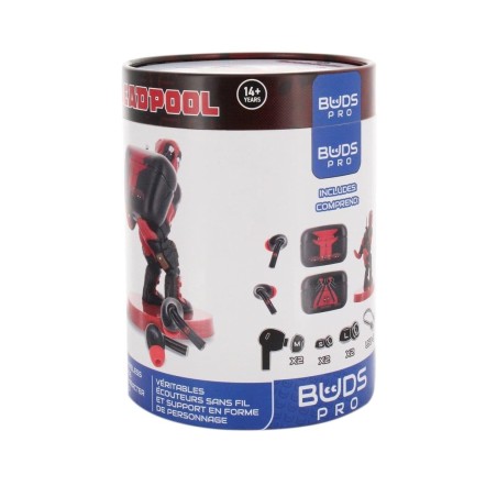 DEADPOOL - Bundle Buds Pro - Earbuds Wireless Bluetooth + Support 