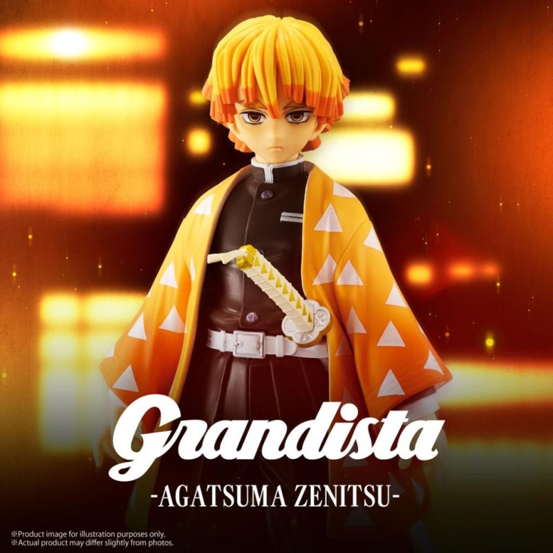 DEMON SLAYER - Zenitsu Agatsuma - Figurine Grandista 24cm 