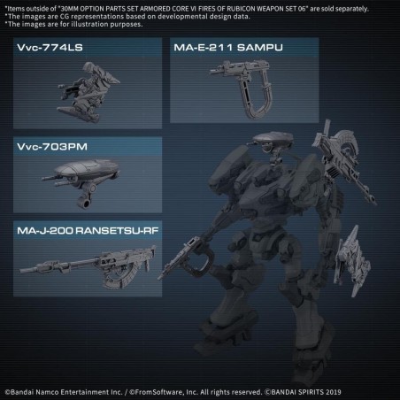 ARMORED CORE VI - 30MM Weapon set 06 - Model Kit 