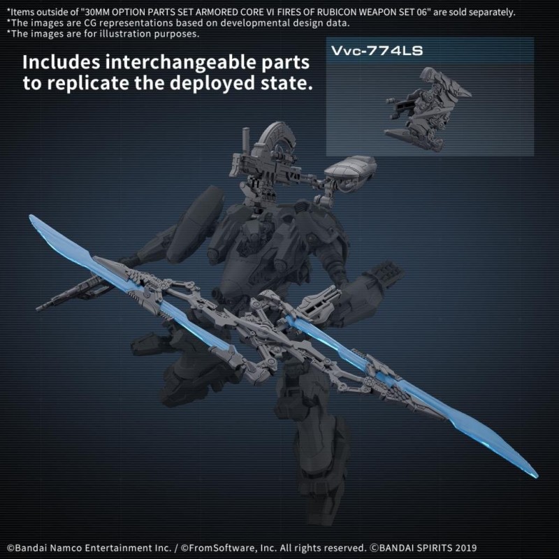ARMORED CORE VI - 30MM Weapon set 06 - Model Kit 