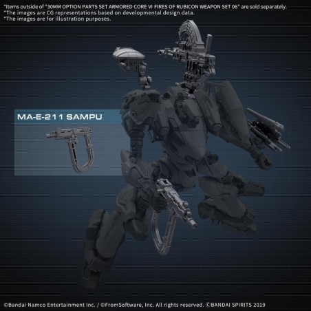ARMORED CORE VI - 30MM Weapon set 06 - Model Kit 