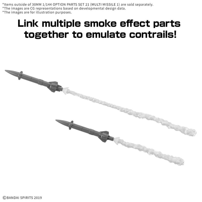30MM - 1/144 Option Parts set 21 (Multi missile 1) - Model Kit 